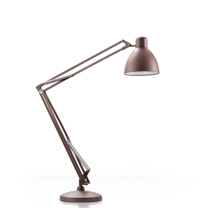 Cenová Bomba Leucos JJ Big, rezavo-hnědá stojací lampa se stmívačem, 1x45W LED 2700/3000K, výška 225cm