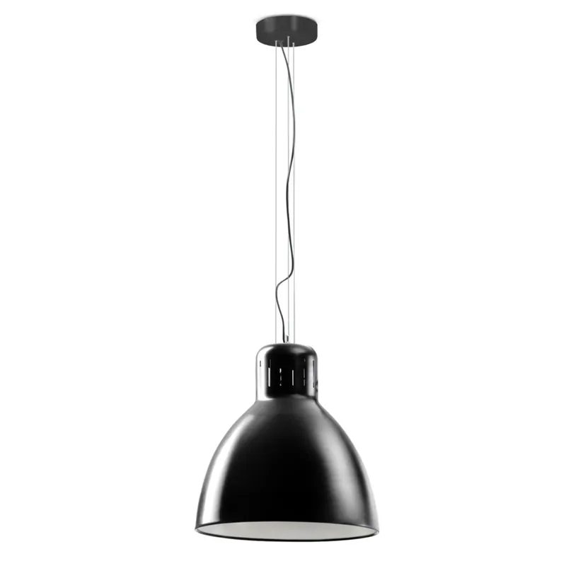 Finální Výprodej Leucos JJ Great, černé závěsné svítidlo, 1x45W LED 2700/3000K stmívatelné, průměr 56cm