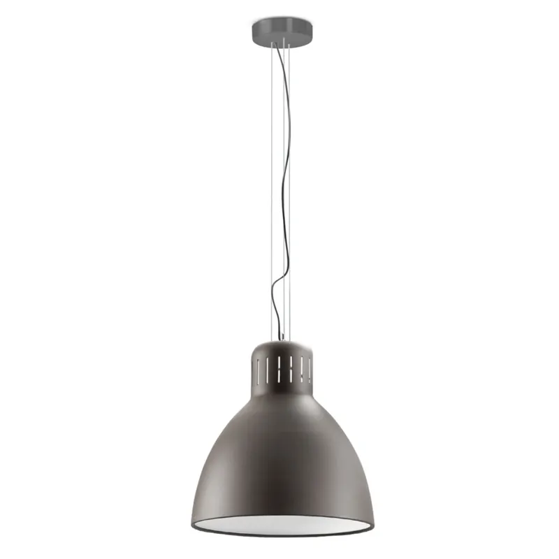 Pouze Dnes Leucos JJ Great, šedé závěsné svítidlo, 1x45W LED 2700/3000K stmívatelné, průměr 56cm