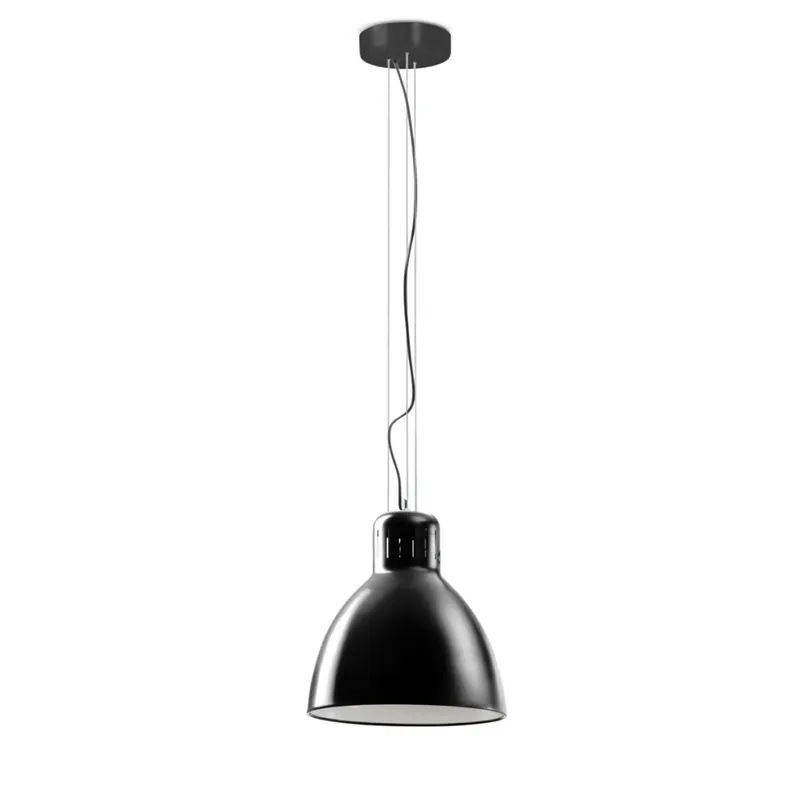 Odeslání Ihned Leucos JJ Big, černé závěsné svítidlo, 1x45W LED 2700/3000K stmívatelné, průměr 41cm