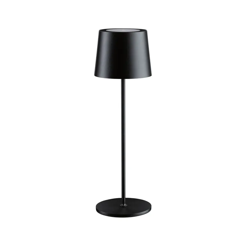 Bezpečná Platba Paulmann Gilo, černá lampička na baterii, 2,8W LED 2700K dotykové ovládání, výška 35cm, IP44