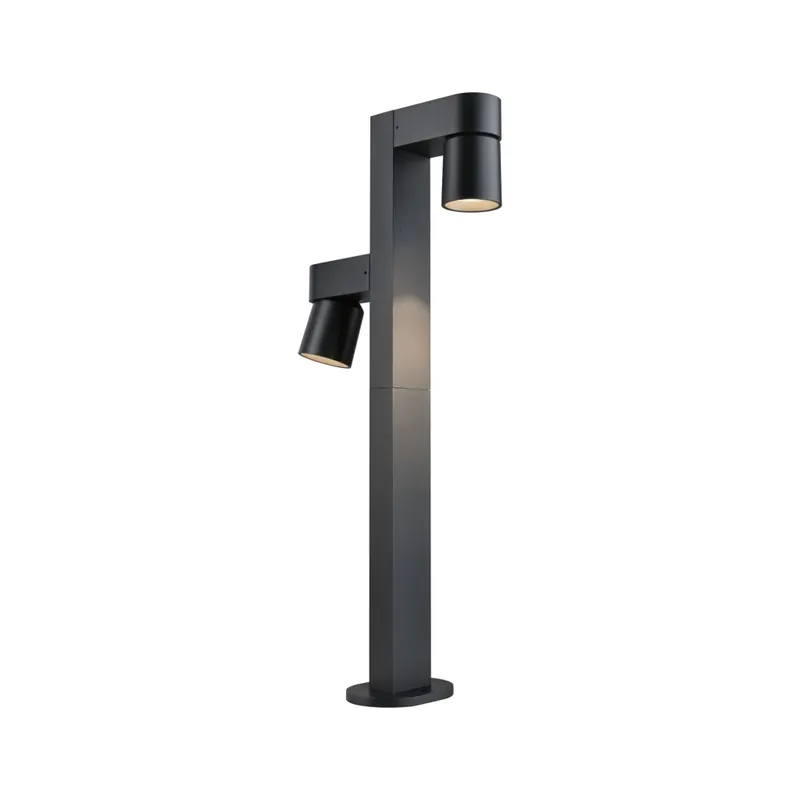 Rychlé Dodání Paulmann Kimu, antracitové venkovní sloupkové svítidlo, nastavitelné 2x8W LED 3000K, výška 82,2cm, IP44