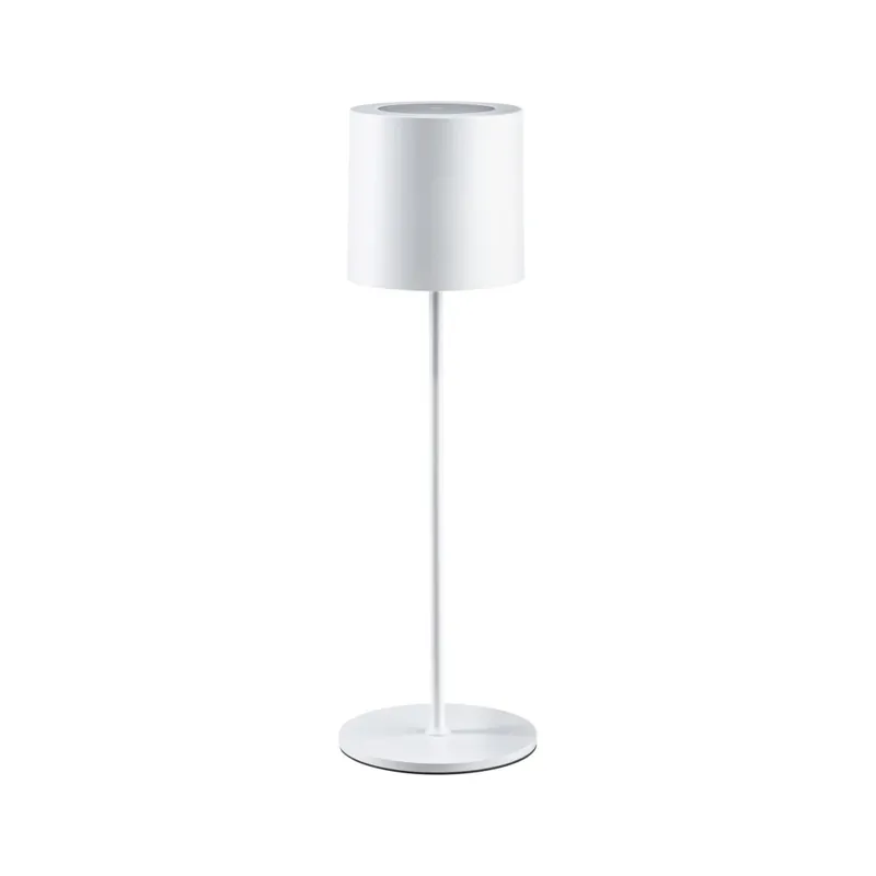 Paulmann Tuni, bílá nabíjecí lampička, 2,8W LED 2700K dotykové ovládání, výška 35cm, IP44 Omezená Nabídka