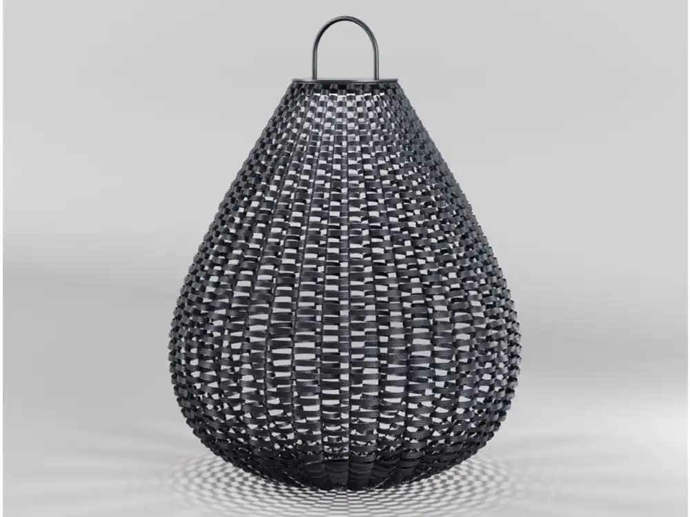 MAYTONI PLET, DEKORATIVNÍ ZAHRADNÍ SVÍTIDLO LED 5W, ČERNÁ RATAN 61CM, IP65 Akční Cena