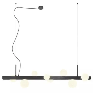 REDO GROUP GOJI, ZÁVĚSNÉ SVÍTIDLO 120CM, ZLATÁ/ČERNÁ, G9 Must-Have