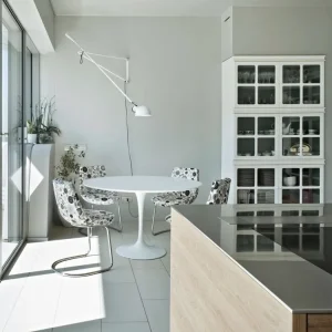 FLOS 265 small, Nástěnná lampa s ramenem 152cm, Černá/Bílá E27 75W Speciální Cena