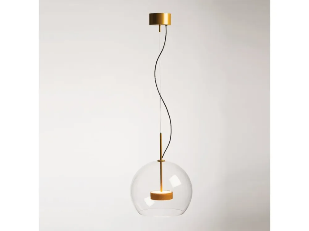 Lucis Omnia Glass, Závěsné svítidlo z foukaného skla s průměrem 25cm, LED 9,5W 3000K/4000K Přímo Od Výrobce