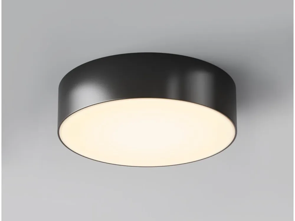 Originální Maytoni Zon, venkovní stropní svítidlo 22cm, černá/bílá 30W, 3000K IP65