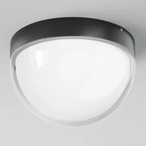 Maytoni Mon, venkovní stropní svítidlo 18cm, černá 12W, 3000K IP65 Rychlé Dodání