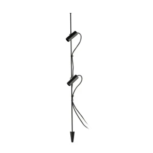 Top Prodej Faro Barcelona Clap 630, Lampa se zápichem, černá 2x6W 3000K