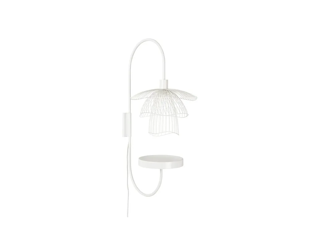 Finální Výprodej Forestier Papillon XS, Nástěnná lampa, bílá 1xE14