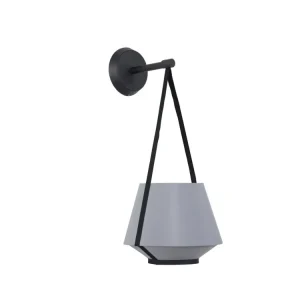 Super Cena Forestier Carrie, Nástěnná lampa, šedá 1xE27