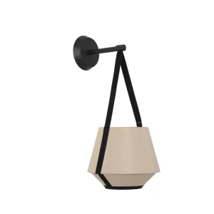 Forestier Carrie, Nástěnná lampa, písková 1xE27 Nejlepší Volba