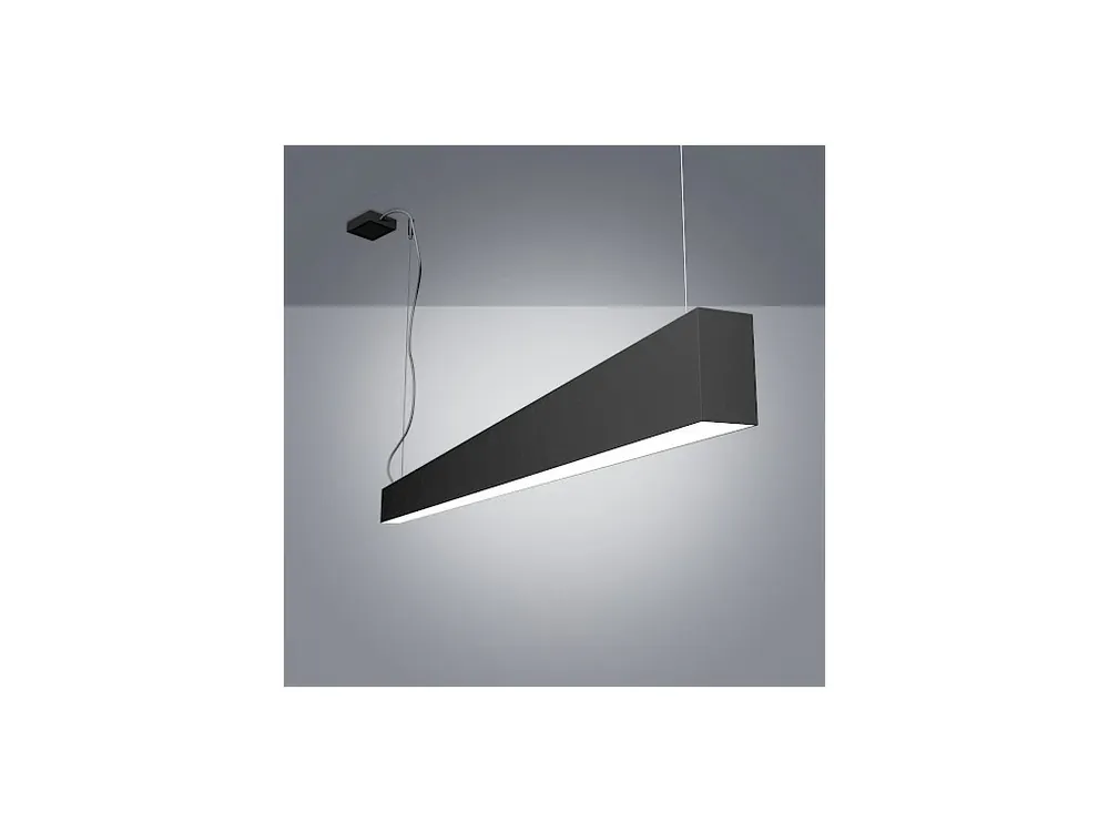 Cenová Bomba Team Italia M-Eco Up+Down Light 225, Závěsné svítidlo, bílá/černá 34W 2700K/3000K/4000K