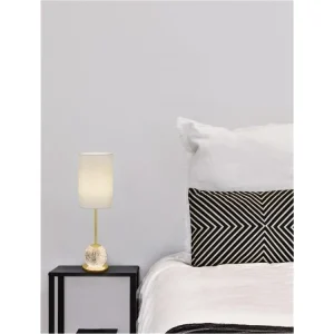 Stolní lampa BRILLANTE zlatý hliník a akryl LED 8.8W 230V 3200K IP20 - NOVA LUCE Cenová Bomba