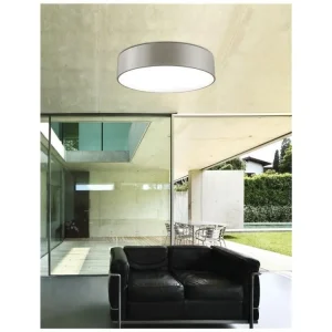 Stropní svítidlo FINEZZA stropní svítidlo zvenku slonově šedá ocel zevnitř matná bílá ocel E27 3x12 W - NOVA LUCE Poslední Šance