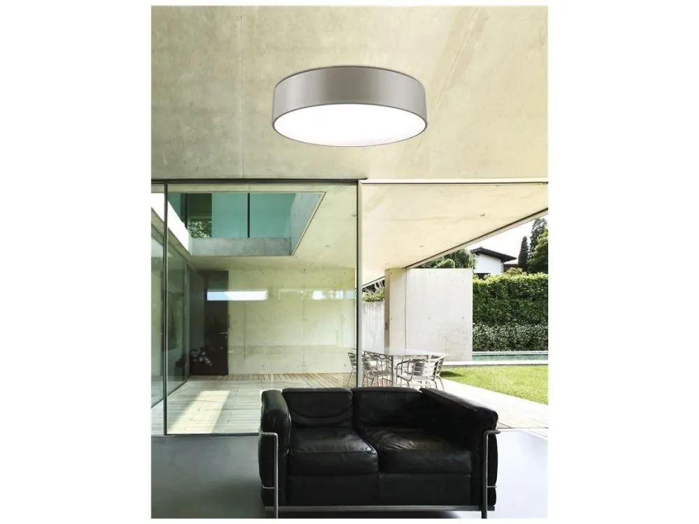 Stropní svítidlo FINEZZA stropní svítidlo zvenku slonově šedá ocel zevnitř matná bílá ocel E27 3x12 W - NOVA LUCE Poslední Šance