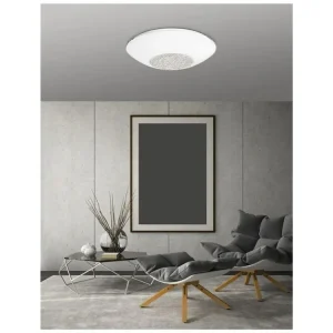 Stropní svítidlo ERA bílé sklo a křišťál chromovaný kov E27 4x12W - NOVA LUCE Výprodej
