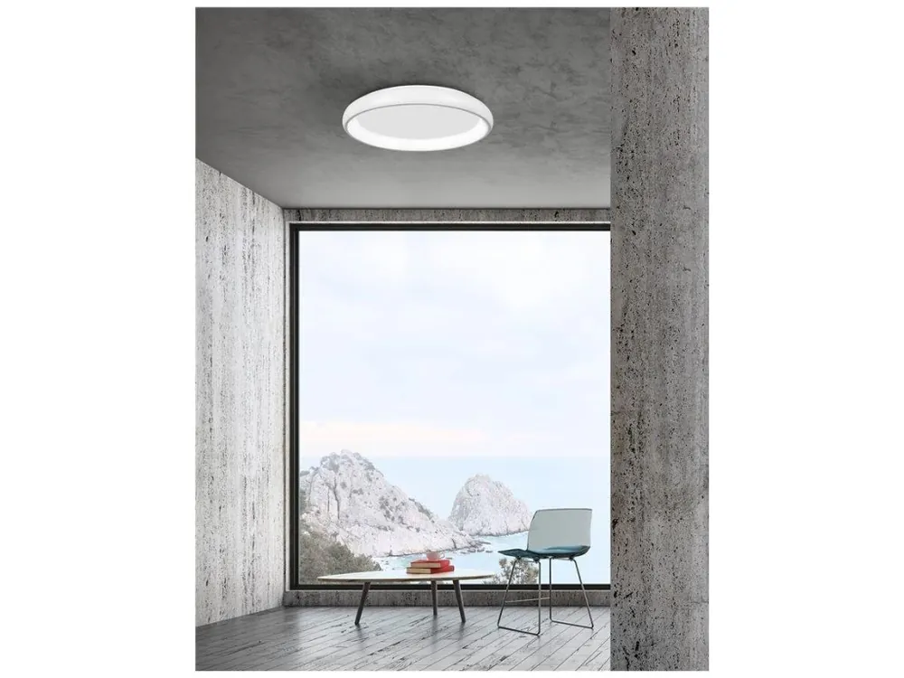 Stropní svítidlo ALBI bílý hliník a akryl LED 50W 230V 3000K IP20 stmívatelné - NOVA LUCE Ověřený