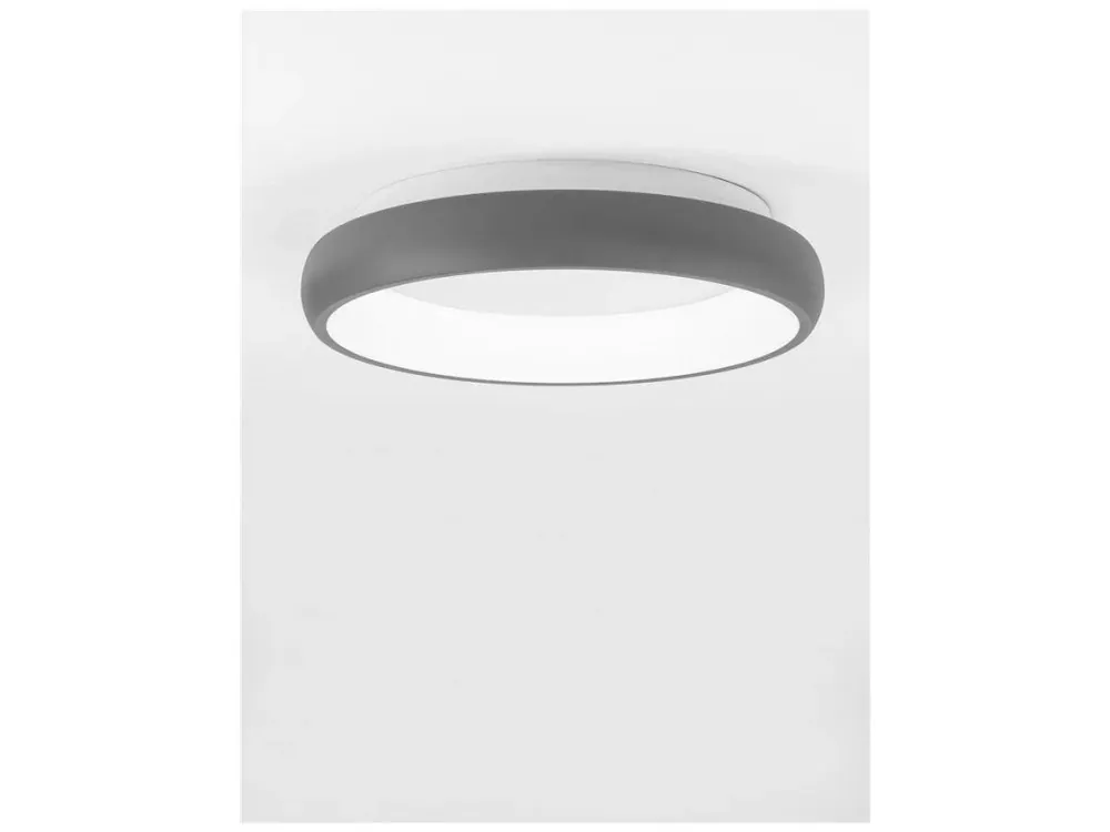 Levný Stropní svítidlo ALBI šedý hliník a akryl LED 32W 230V 3000K IP20 stmívatelné - NOVA LUCE