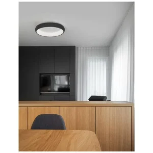 Stropní svítidlo ALBI černý hliník a akryl LED 32W 230V 3000K IP20 stmívatelné - NOVA LUCE Levný