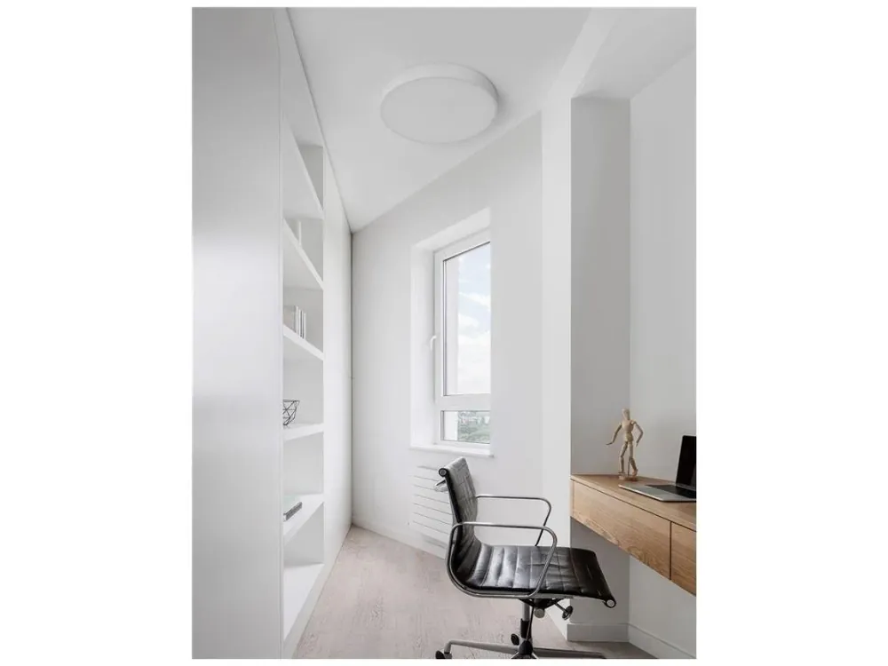 Stropní svítidlo HADON bílý hliník matný bílý akrylový difuzor LED 24W 230V 3000K IP20 - NOVA LUCE Koupit Online
