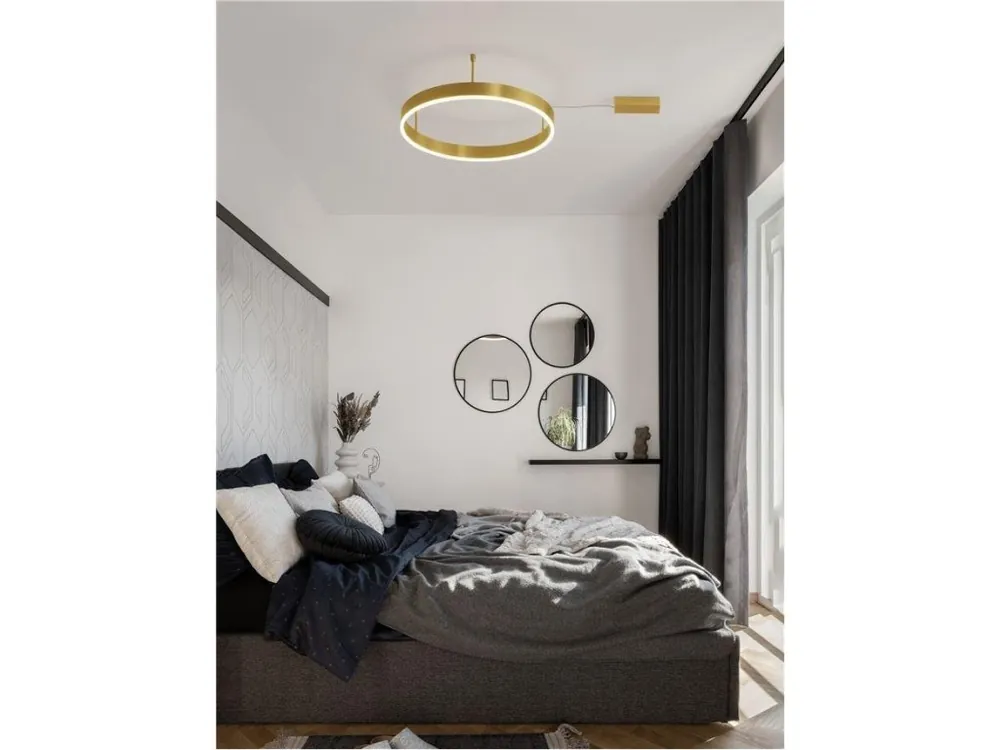 Stropní svítidlo MOTIF LED stropní svítidlo mosazný hliník 3000K IP20 40W 220-240V stmívatelné - NOVA LUCE Levný