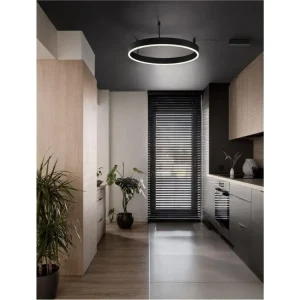 Oblíbený Stropní svítidlo MOTIF LED stropní svítidlo černý hliník IP20 3000K 40W 220-240V stmívatelné - NOVA LUCE
