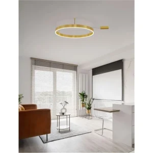 Vysoce Kvalitní Stropní svítidlo MOTIF LED stropní svítidlo mosazný hliník 3000K IP20 48W 220-240V stmívatelné - NOVA LUCE