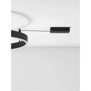 Oblíbený Stropní svítidlo MOTIF LED stropní svítidlo černý hliník 3000K IP20 48W 220-240V stmívatelné - NOVA LUCE