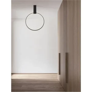 Stropní svítidlo GARVE černá ocel+hliník LED 30W stmívatelné - NOVA LUCE Must-Have