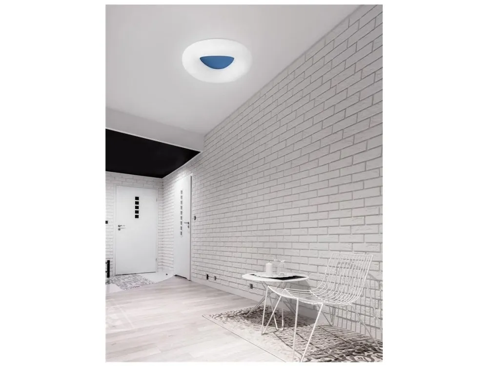Stropní svítidlo CIA modrý hliník a akryl LED 38W 230V 3000K IP20 stmívatelné - NOVA LUCE Levný