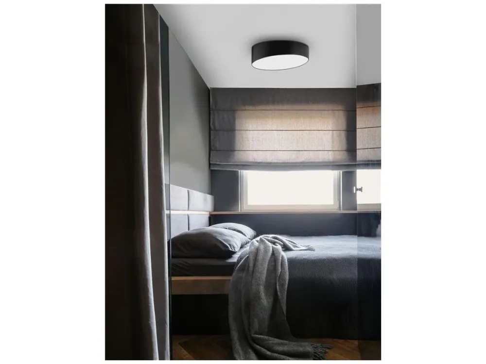 Stropní svítidlo MAGGIO černý hliník matný bílý akrylový difuzor LED 60W 230V 3000K IP20 - NOVA LUCE Objednat Nyní