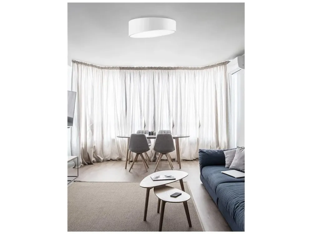 Stropní svítidlo MAGGIO bílý hliník matný bílý akrylový difuzor LED 60W 230V 3000K IP20 - NOVA LUCE Výprodej