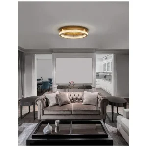 Stropní svítidlo FIORE antický zlatý mosazný hliník a akryl LED 60W 230V 3000K IP20 stmívatelné - NOVA LUCE Přímo Od Výrobce