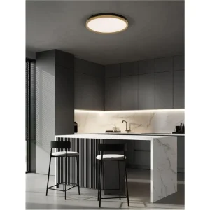 Speciální Cena Stropní svítidlo MR JOHN černá a mosaz zlatá LED 31.5W 3000K - NOVA LUCE