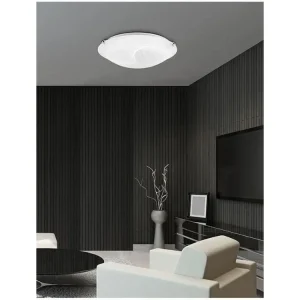 Stropní svítidlo GIORNO alabastrové sklo chromovaný kov E27 2x12W - NOVA LUCE Sleva