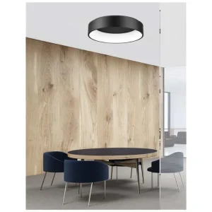 Cenová Bomba Stropní svítidlo RANDO černý hliník a akryl LED 42W 230V 3000K IP20 - NOVA LUCE