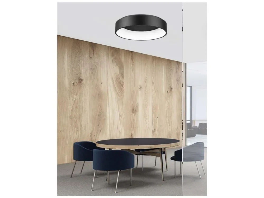 Cenová Bomba Stropní svítidlo RANDO černý hliník a akryl LED 42W 230V 3000K IP20 - NOVA LUCE