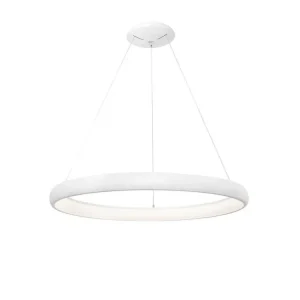 Závěsné svítidlo ALBI bílý hliník a akryl LED 50W 230V 3000K IP20 stmívatelné - NOVA LUCE Sleva