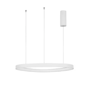 Bezpečná Platba Závěsné svítidlo ESTEVA bílý hliník a akryl LED 48W 230V 3000K IP20 stmívatelné - NOVA LUCE
