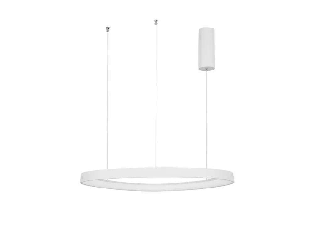 Bezpečná Platba Závěsné svítidlo ESTEVA bílý hliník a akryl LED 48W 230V 3000K IP20 stmívatelné - NOVA LUCE