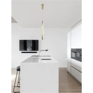 Závěsné svítidlo CHANGE zlatý hliník a akryl LED 48W 230V 3000K IP20 stmívatelné - NOVA LUCE Rychlé Dodání