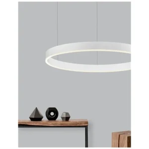 Horká Nabídka Závěsné svítidlo MOTIF bílý hliník a akryl LED 48W 230V 3000K IP20 stmívatelné - NOVA LUCE