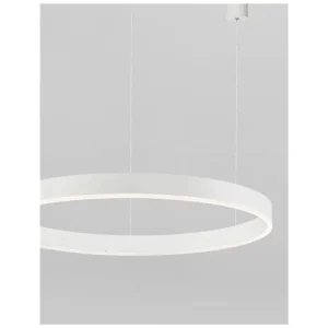 Závěsné svítidlo MOTIF bílý hliník a akryl LED 55W 230V 3000K IP20 stmívatelné - NOVA LUCE Akční Cena