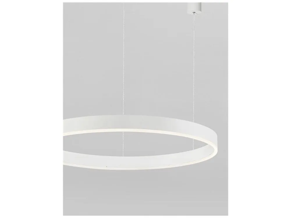 Závěsné svítidlo MOTIF bílý hliník a akryl LED 55W 230V 3000K IP20 stmívatelné - NOVA LUCE Akční Cena