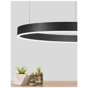 Závěsné svítidlo MOTIF černý hliník a akryl LED 48W 230V 3000K IP20 stmívatelné - NOVA LUCE Super Cena