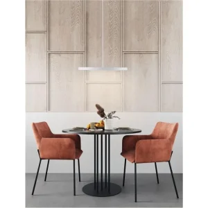 Závěsné svítidlo ANDROMEDA bílá ocel a akryl D40mm LED 30W stmívatelné - NOVA LUCE Autentický