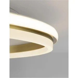 Ihned K Objednání Stropní svítidlo WILLOW zlatá ocel a akryl D45x6mm LED 40W - NOVA LUCE