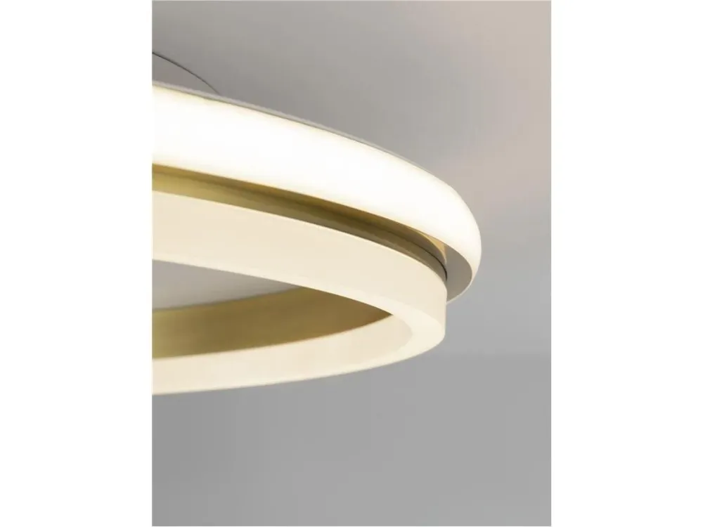 Ihned K Objednání Stropní svítidlo WILLOW zlatá ocel a akryl D45x6mm LED 40W - NOVA LUCE